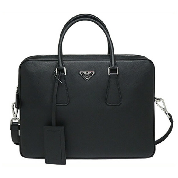 Prada Briefcase Saffiano Black - Picture 1 of 4